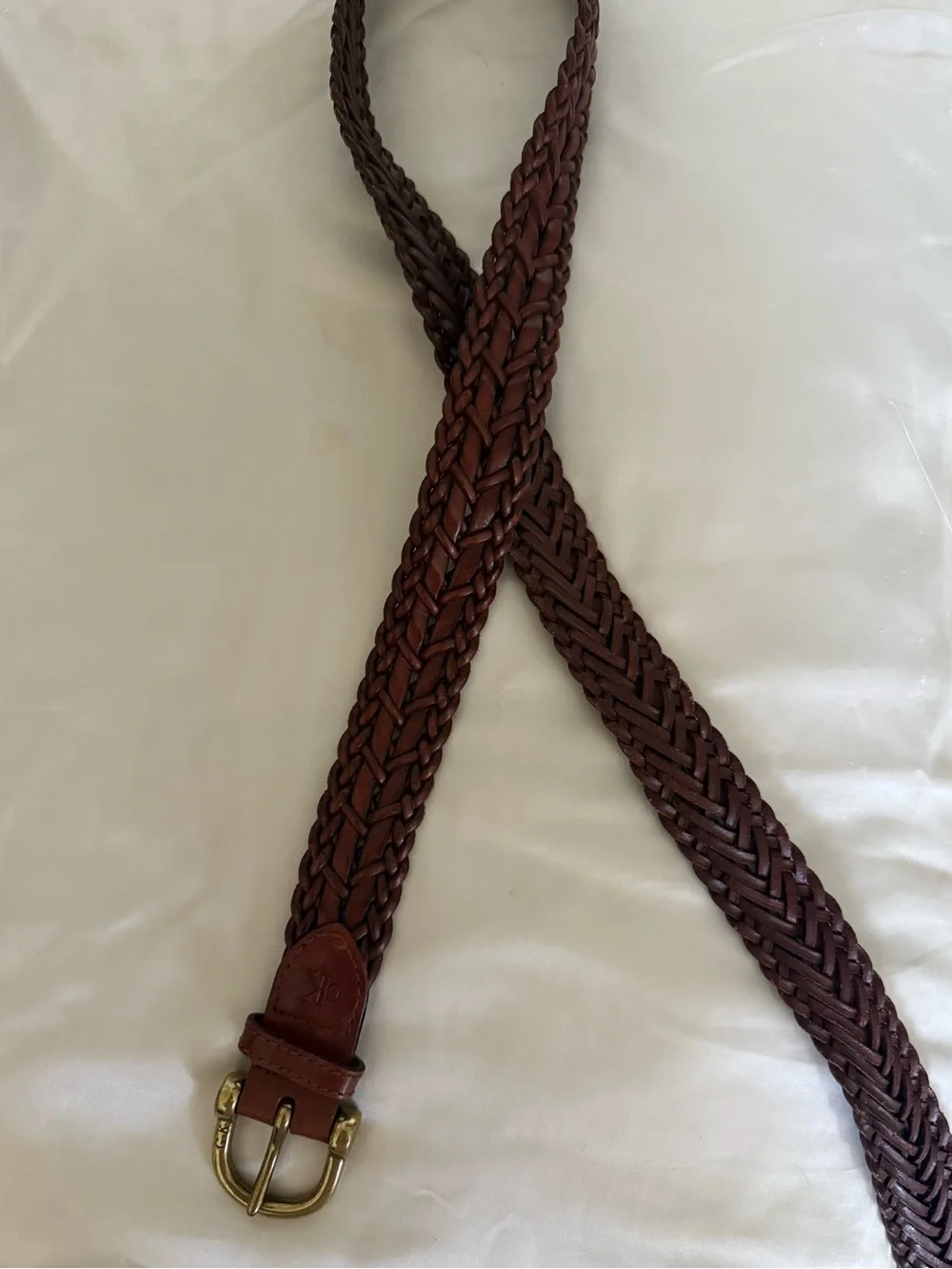 Calvin Klein Braided Leather Belt